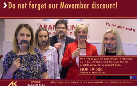 Do not forget our Movember discount!